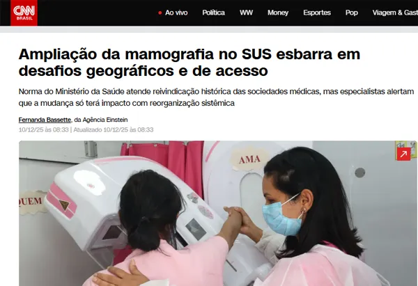 Ampliação da mamografia no SUS
